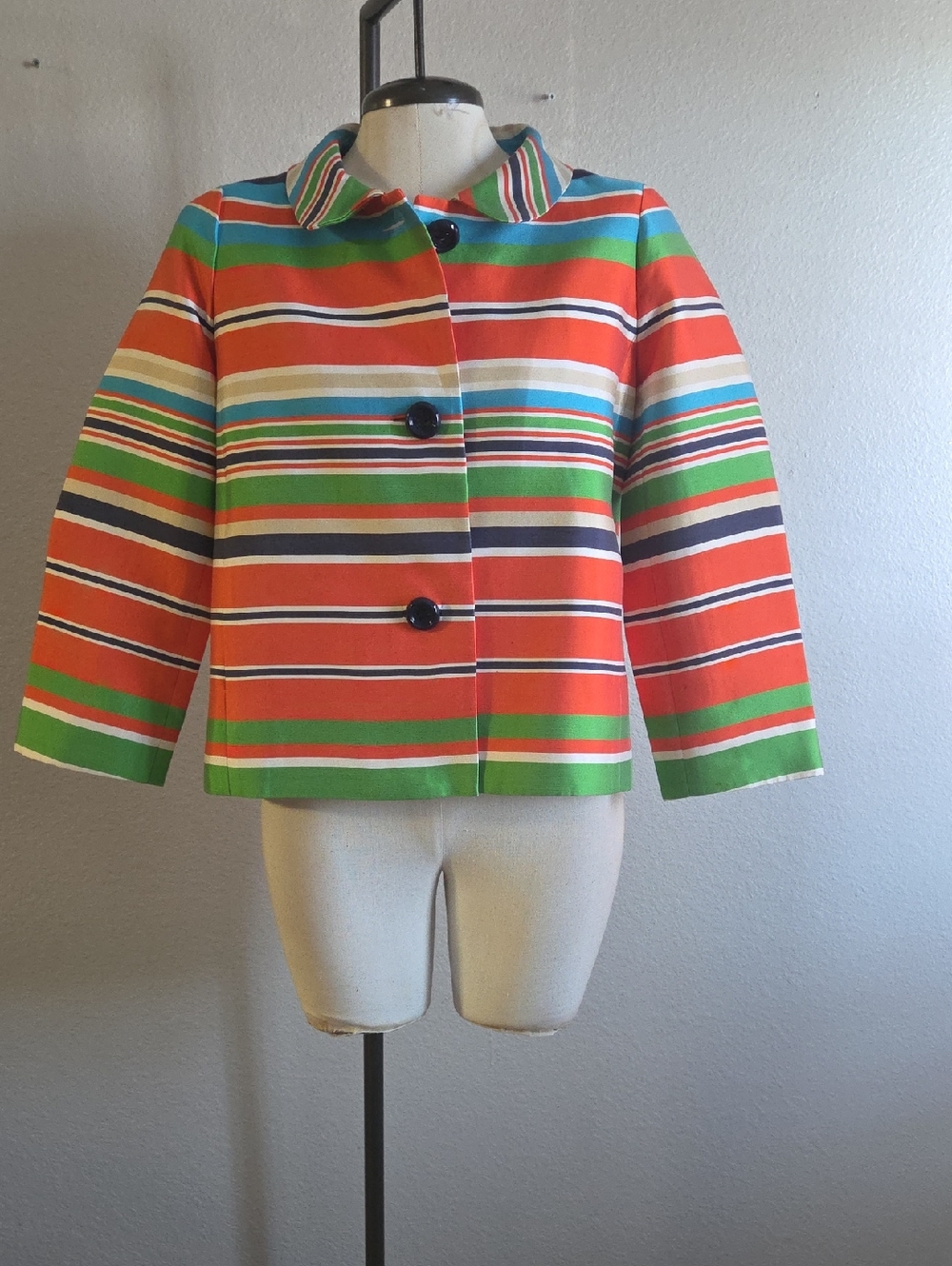 Kate Spade Striped Cropped Blazer/Jacket Size 4